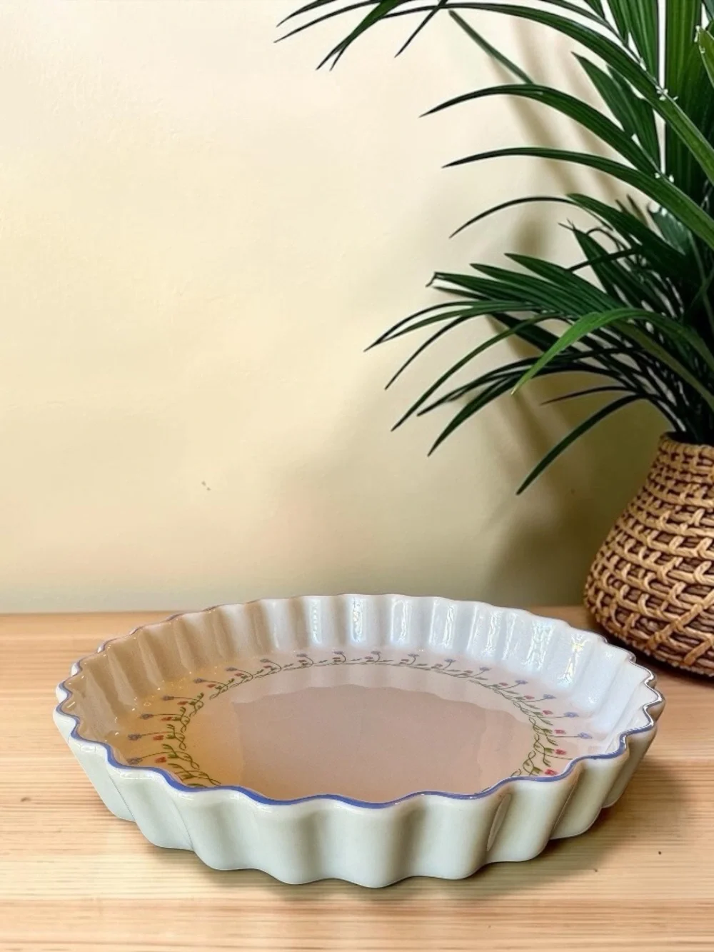 Vintage Mikasa Bali Hai 9” Quiche Tart Dish – Ultra Ceram Bake & Serve  Vintage